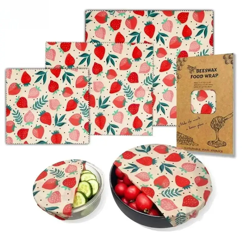 Beeswax Food Cover - Eco-Friendly Beeswax Wrap Substitute Natural Organic