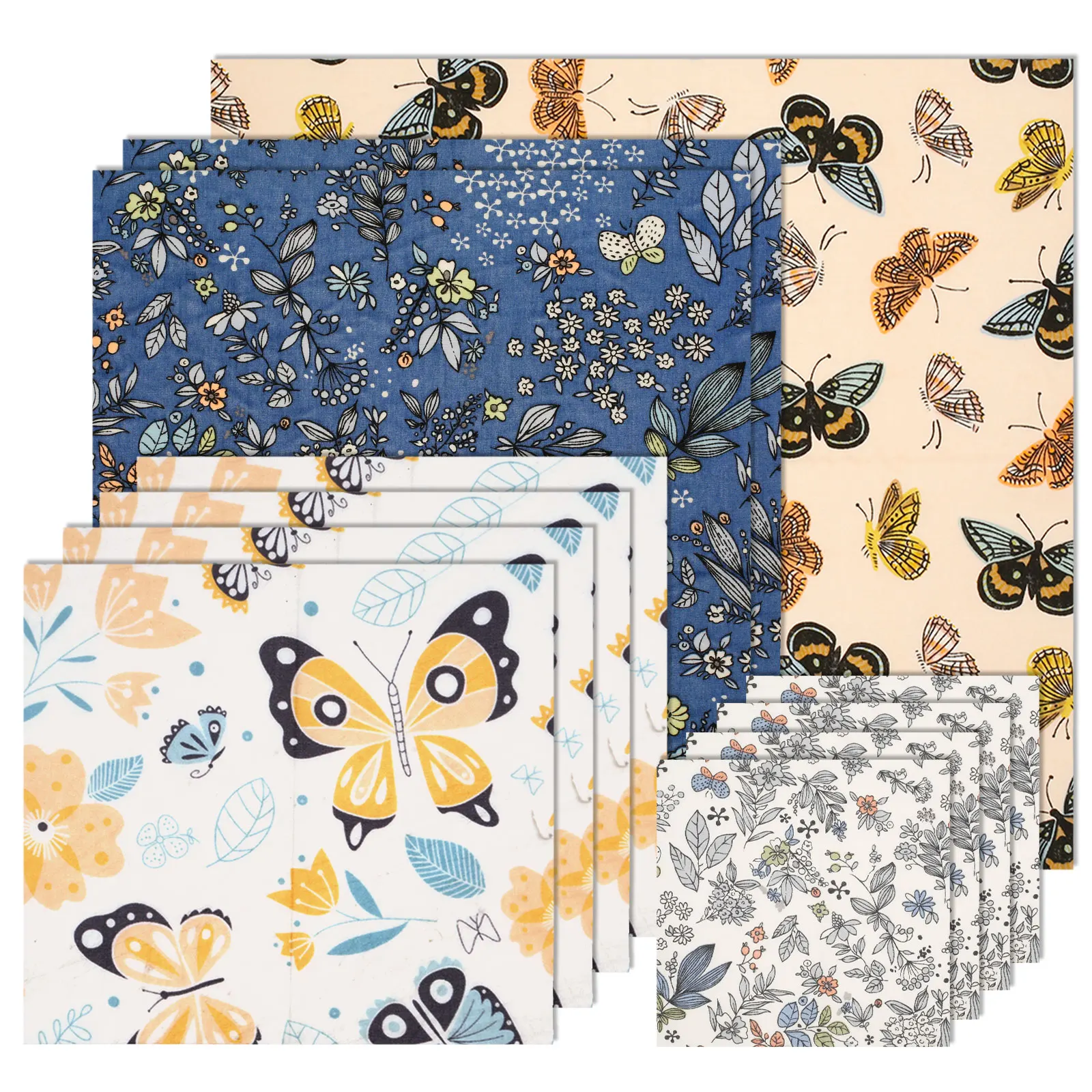 Beeswax Food Cover - 11 Pcs Beeswax Food Wrap Set