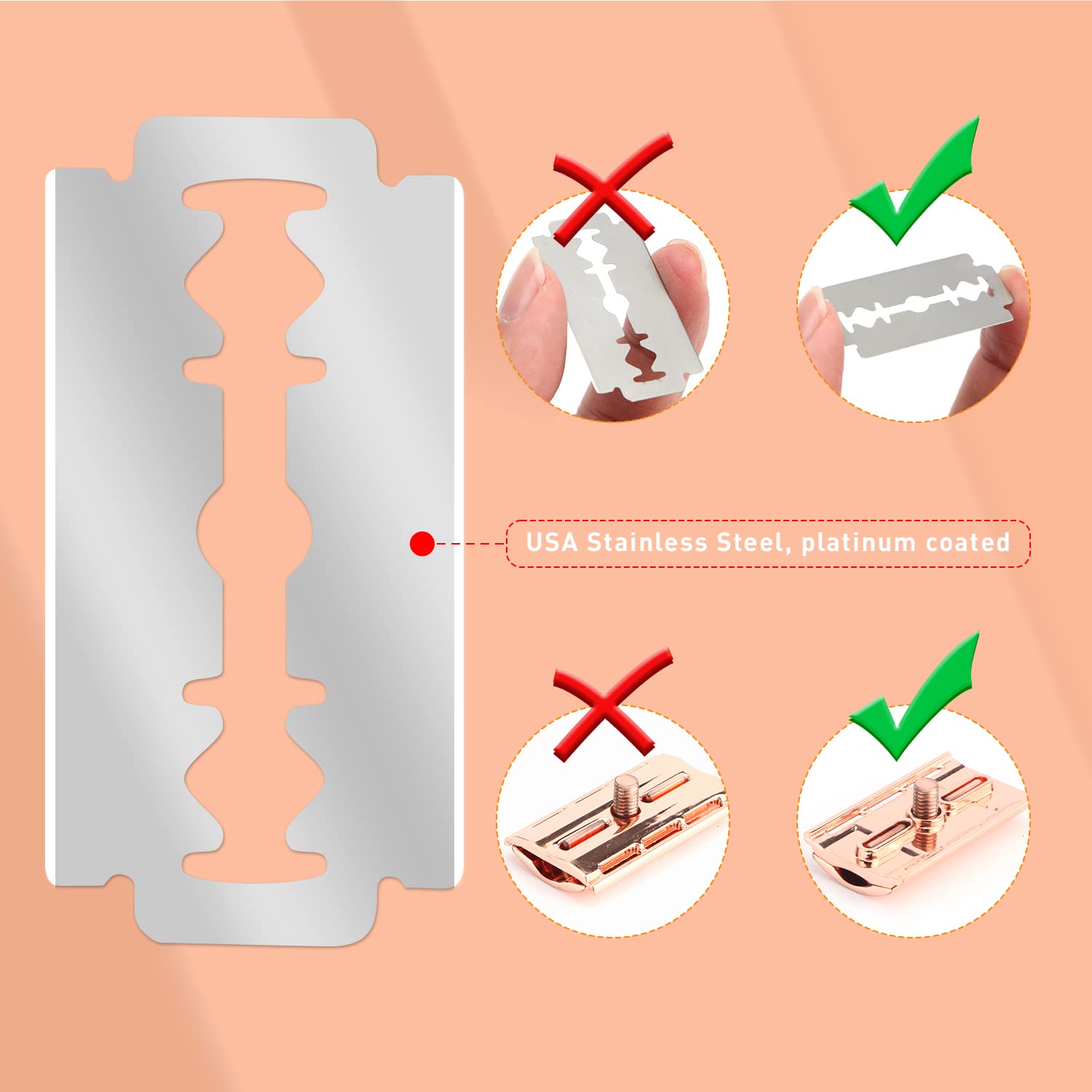 Reusable Double Edge Safety Ra - đánh giá và giá Safety Razor Handle