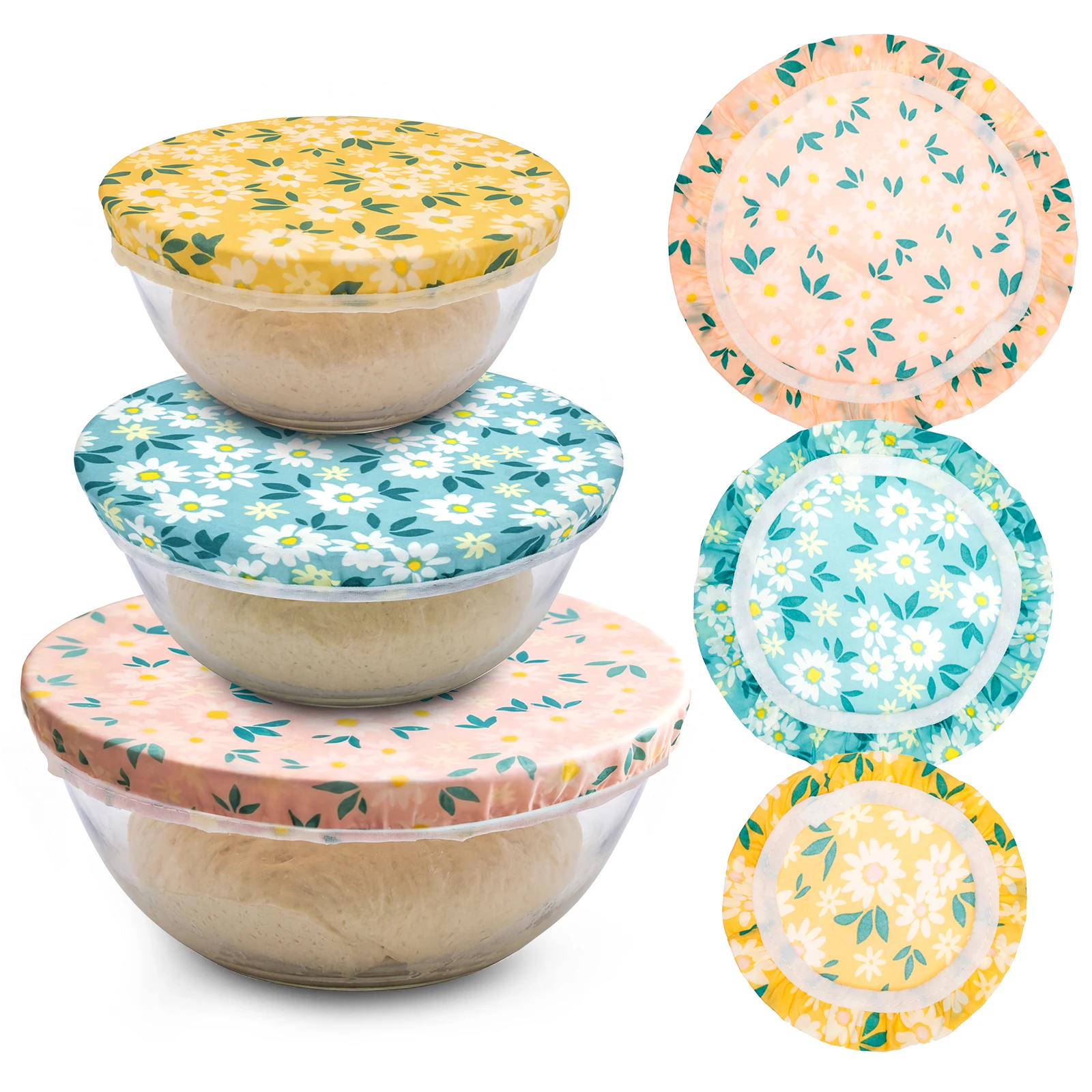 3Pcs Bowl Covers Cotton Beeswa - đánh giá và giá Beeswax Food Cover