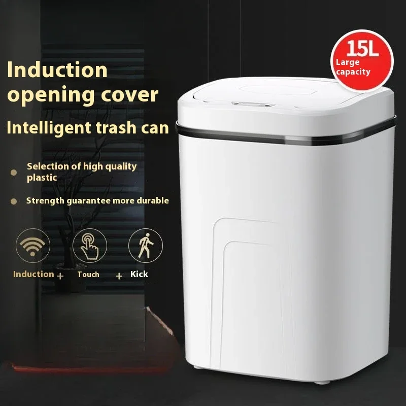 15L Smart Trash Can Automatic  - đánh giá và giá Compost Bin Countertop