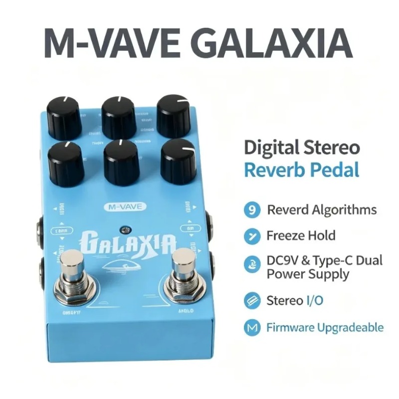 M-VAVE Reverb Guitar Pedal Fre - đánh giá và giá Sustainable Living Usa