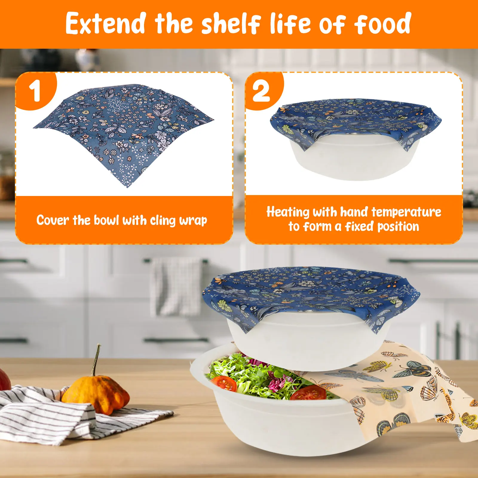 11 Pcs Beeswax Food Wrap Set R - đánh giá và giá Beeswax Food Cover