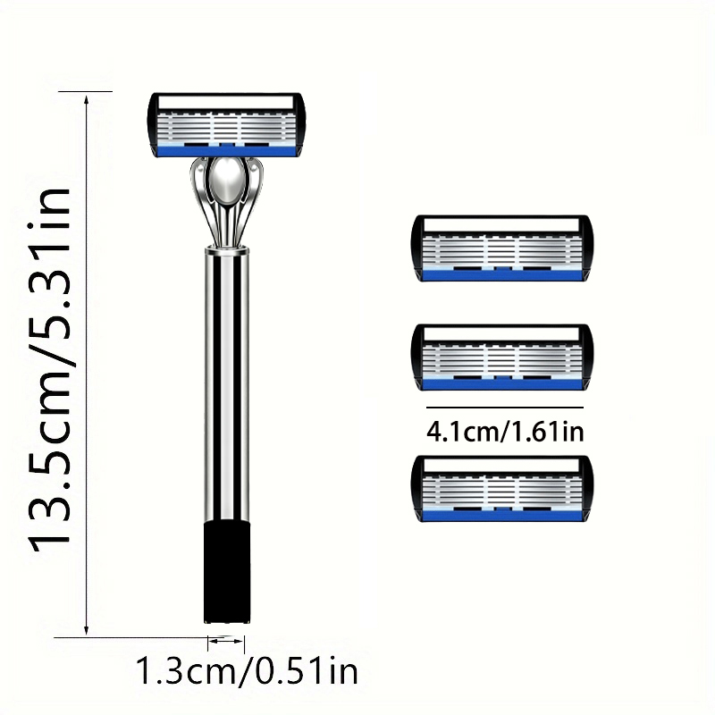 2 handles, 30 blades, 6-layer  - đánh giá và giá Safety Razor Handle
