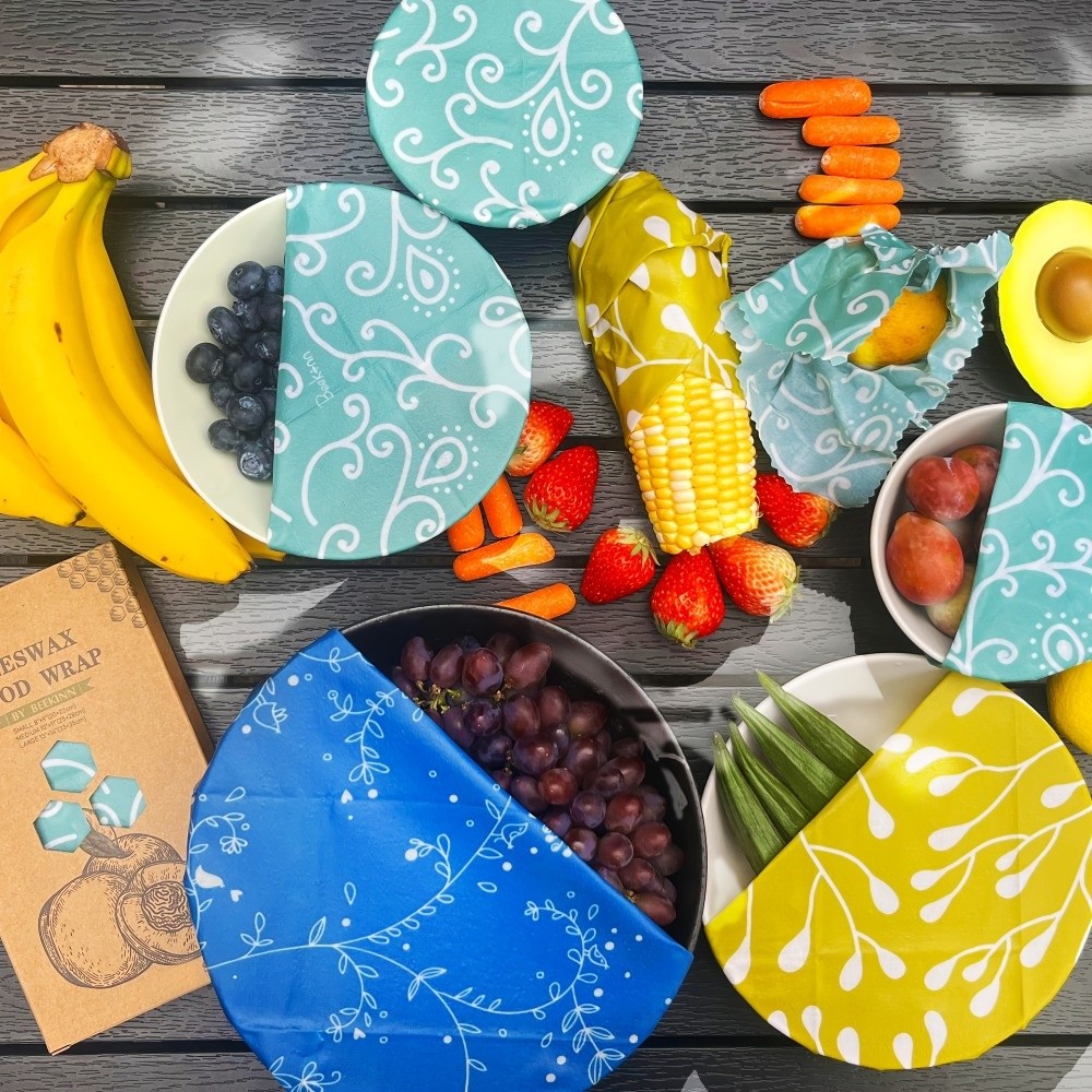 9pcs Multi Size Beeswax Food W - đánh giá và giá Beeswax Food Cover