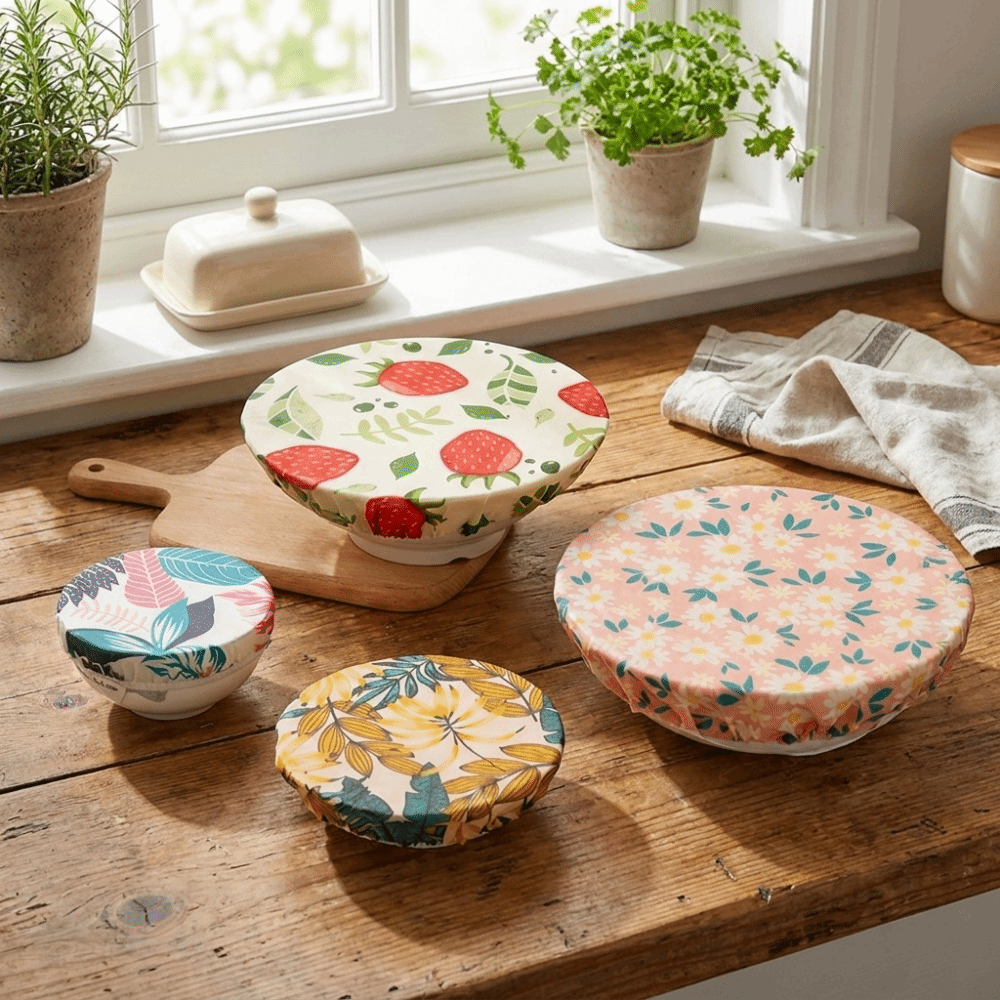 Anti Dust Beeswax Cloth Bowl C - đánh giá và giá Beeswax Food Cover